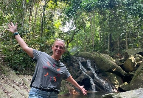 Collega Annet in Maleisië