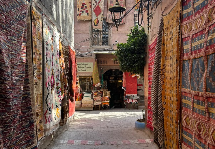 Kleurrijke straatjes in Marrakech