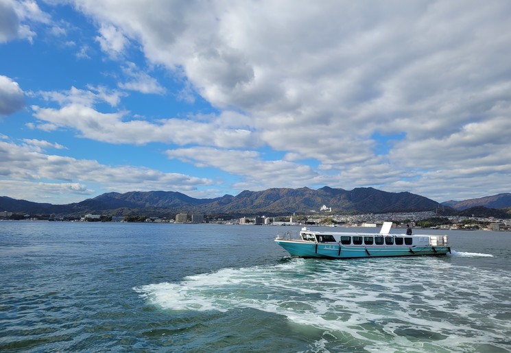 Miyajima eiland bij Hiroshima, Japan