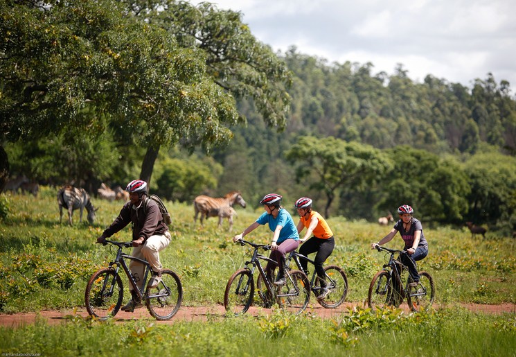 Fietsen bij Mlilwani, eSwatini