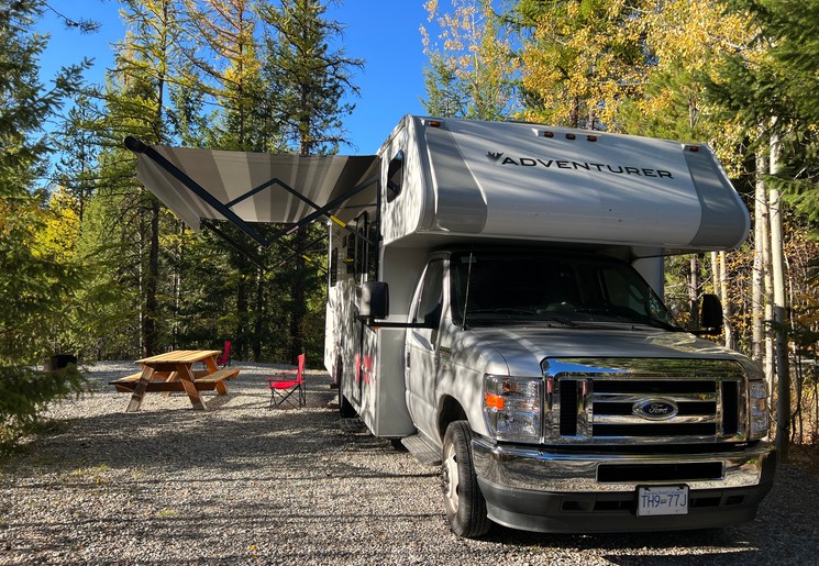 Met de camper in Canada