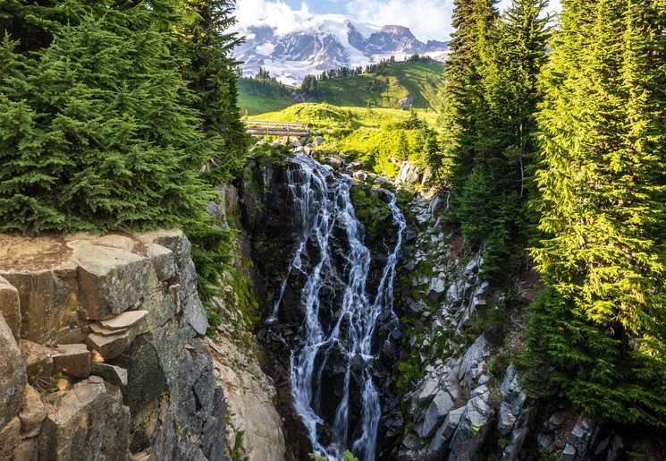 Myrtle Falls, Mount Rainier National Park