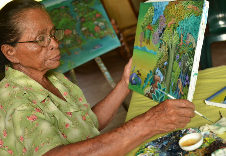 Nicaragua-Solentiname-Schilderkunst Nicaragua-Solentiname-Schilderkunst