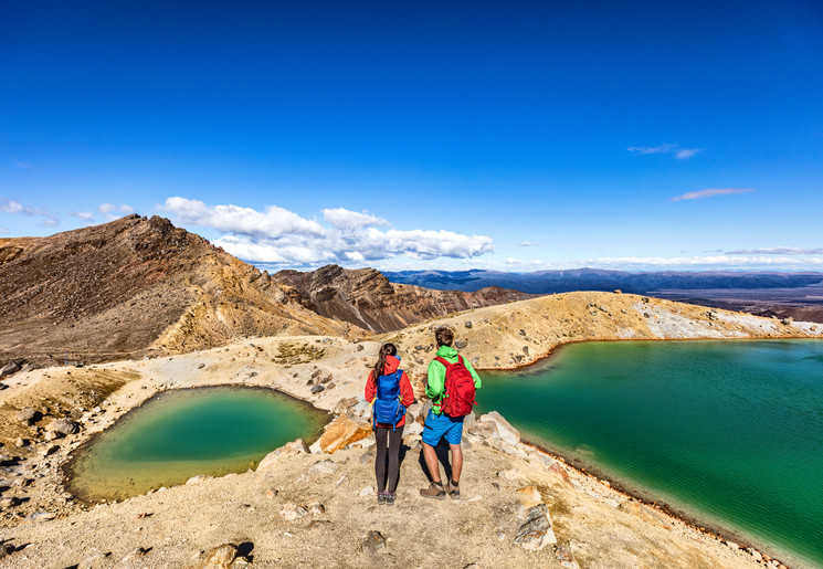 Wandelen Tongariro Alphine Crossing, Nieuw-Zeeland