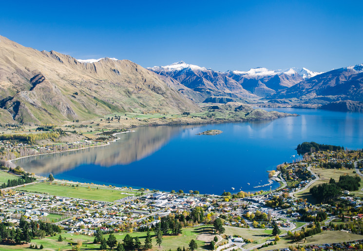 Wanaka aan Lake Wanaka, Nieuw-Zeeland