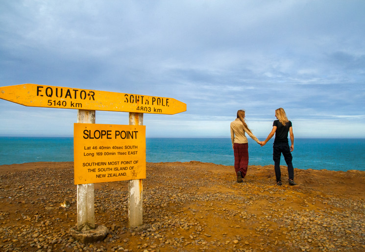 Slope Point, The Catlins, Nieuw-Zeeland