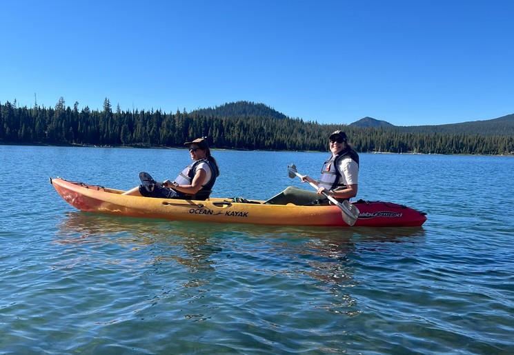 Kajakken in Bend, Oregon