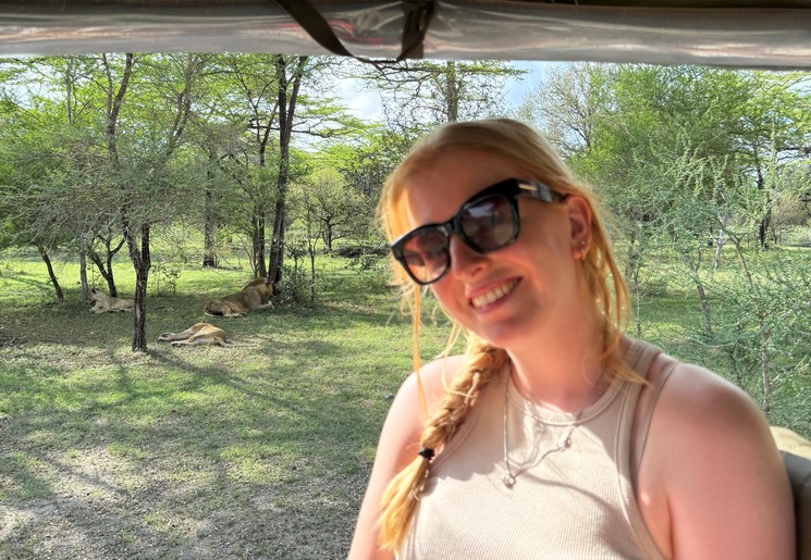 Leeuwen in Nyere National Park in Tanzania