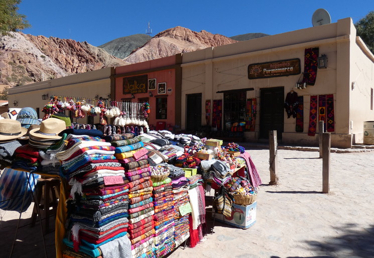 Markt in Purmamarca, Argentinië