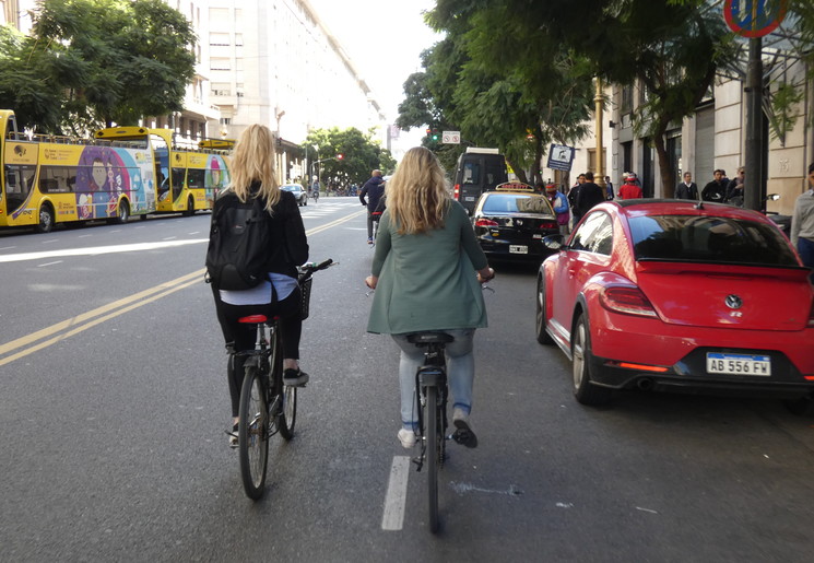 Fietsen door Buenos Aires