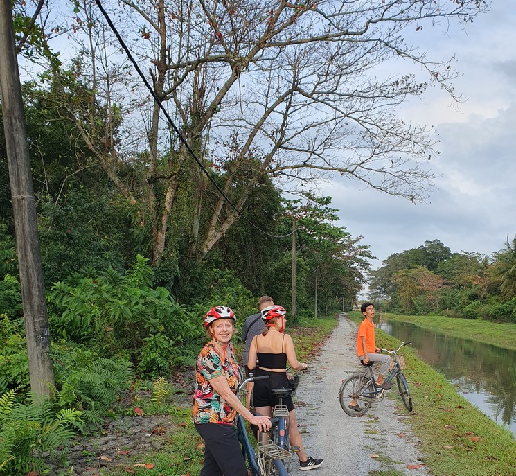 Samen op de fiets door Penang, Maleisie