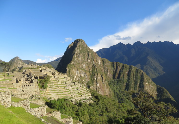 Geniet van het uitzicht over de Machu Picchu in Peru