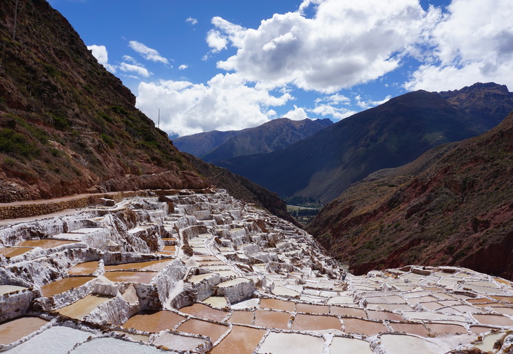 De zoutmijnen van Maras, Peru