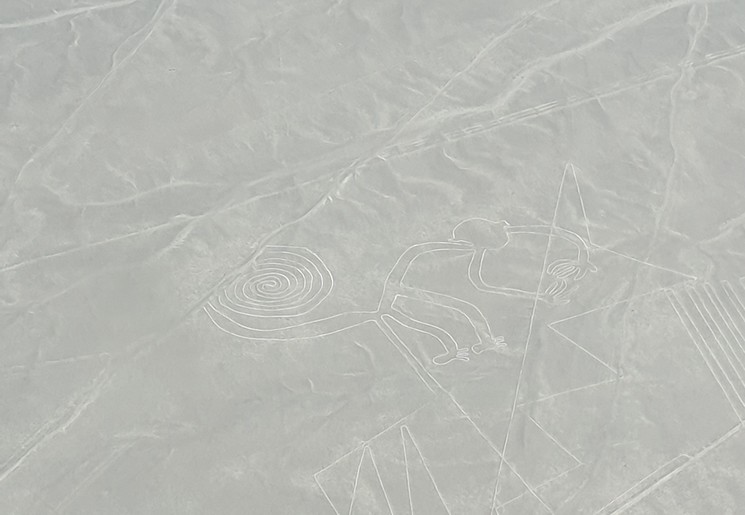 Nazca-lijnen vanuit het vliegtuig Nazca-lijnen vanuit het vliegtuig