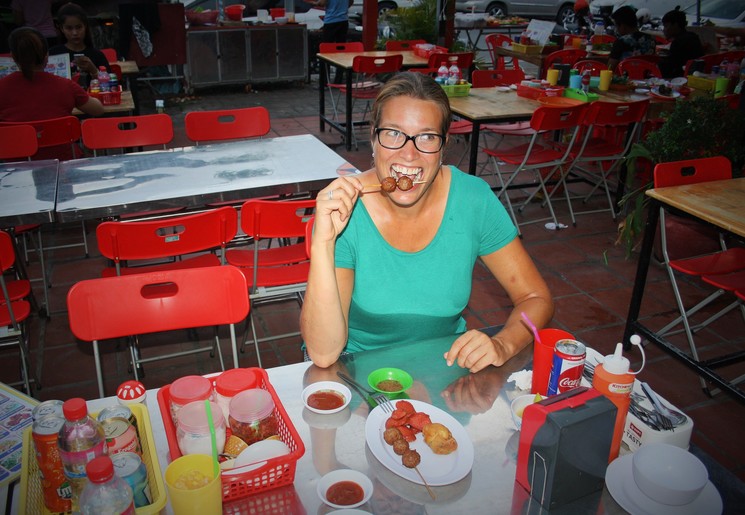 Proef de lokale Aziatische smaken