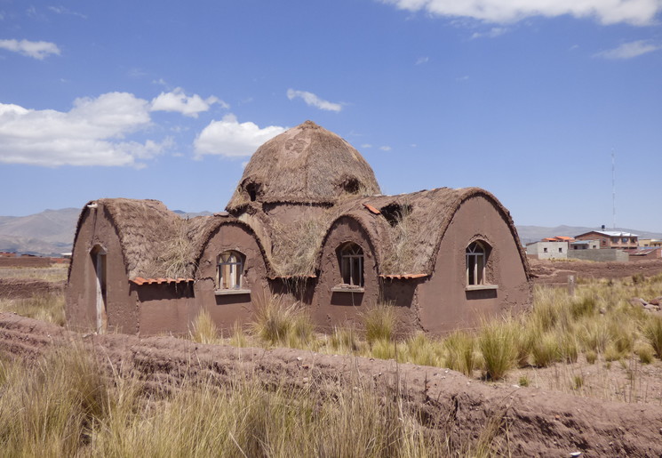 Ruïnes en oude gebouwen van Tiwanaku - Bolivia