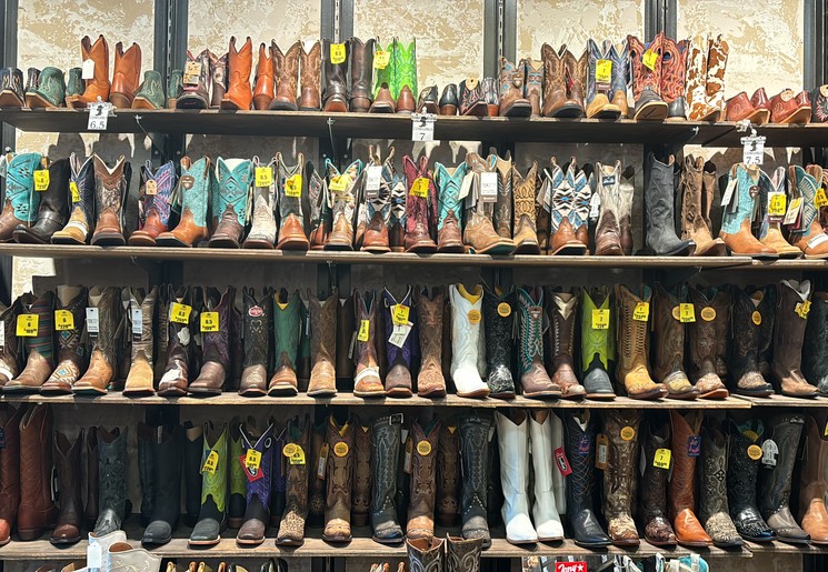 Cowboy laarzen in Texas, Amerika