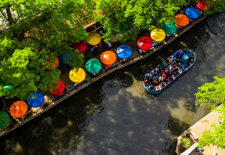 Maak een boottochtje in San Antionio, Texas