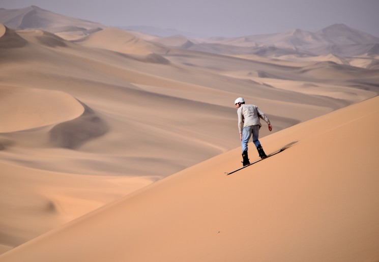 Sandboarden in Swakopmund