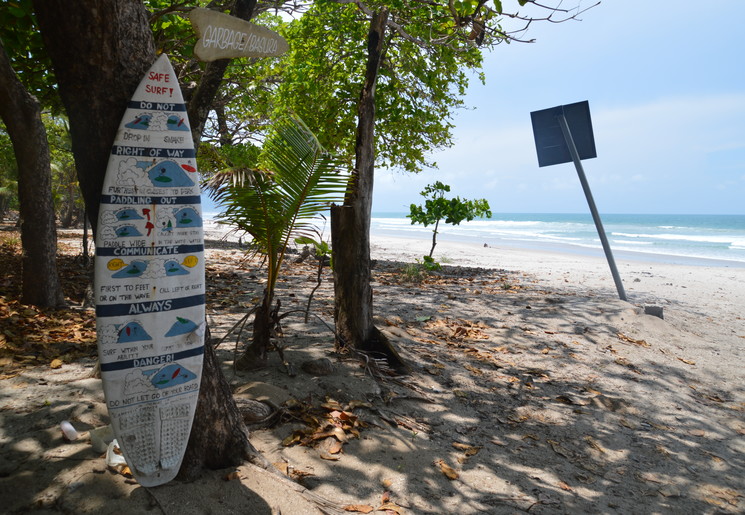 Stranden in Santa Teresa, Costa Rica