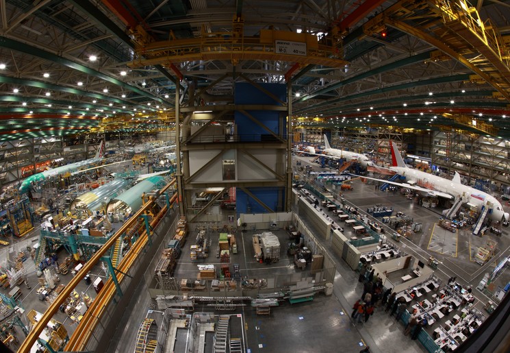 Boeing fabriek, Seattle