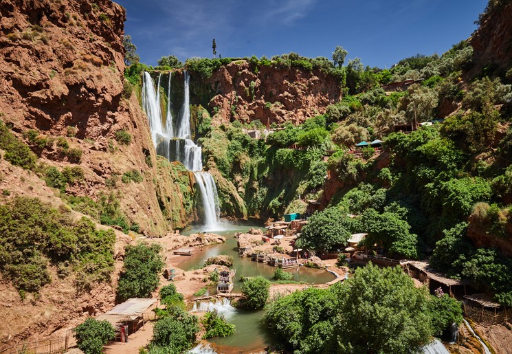 Wandelen bij de prachtige watervallen van Ouzoud