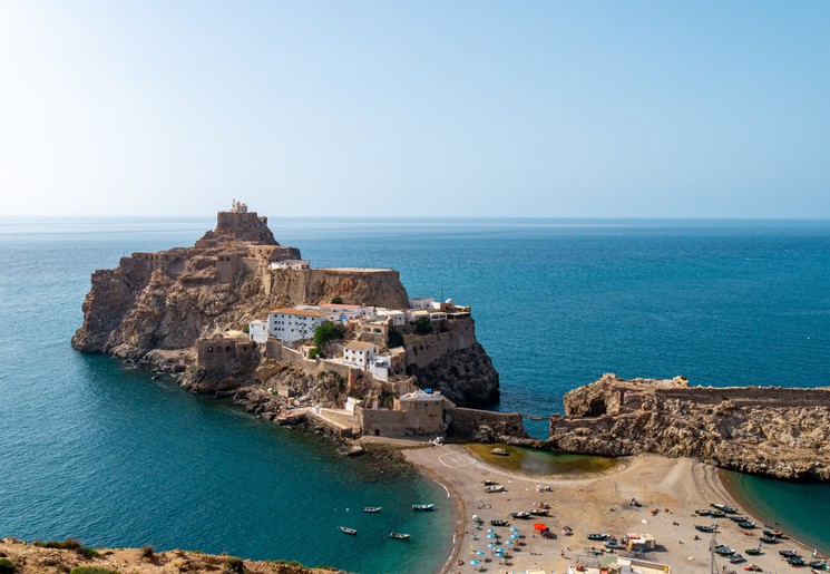 Al Hoceima strand in het noorden van Marokko