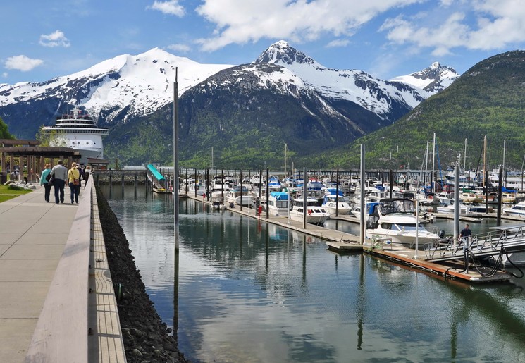 Haven van Skagway, Alaska, Amerika Haven van Skagway, Alaska, Amerika