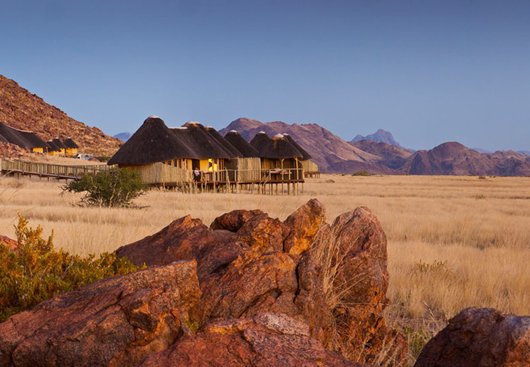 Bijzondere accommodatie Sossus Dune Lodge in Namibië