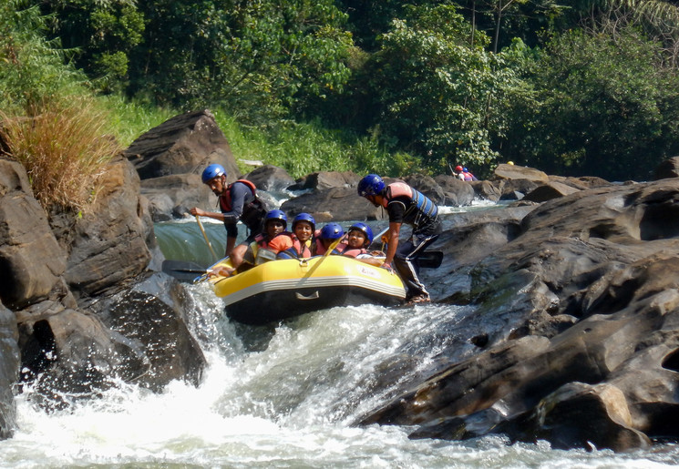 Raften in Kitulgala, Sri Lanka