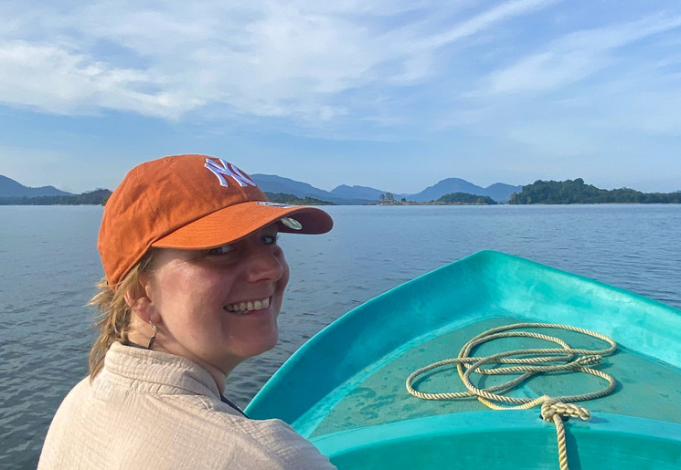 Op bootsafari in Gal Oya NP