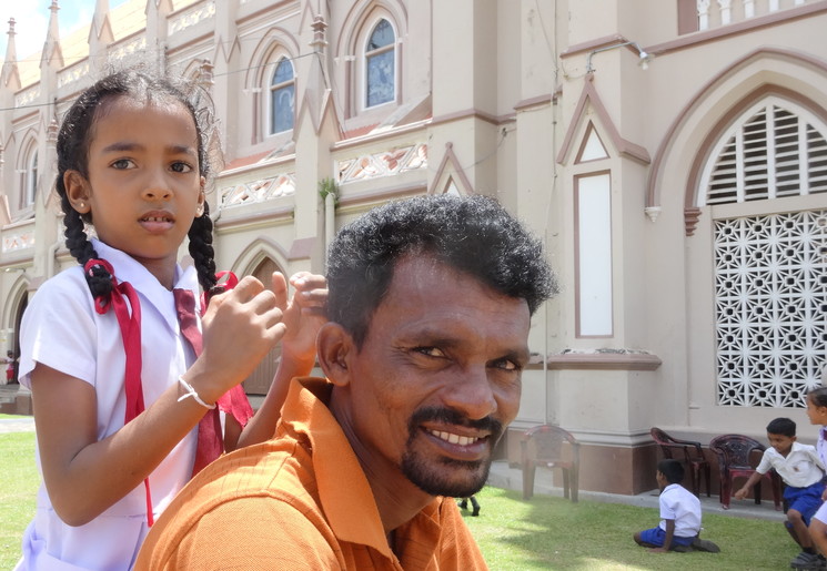 In het oude deel van Negombo