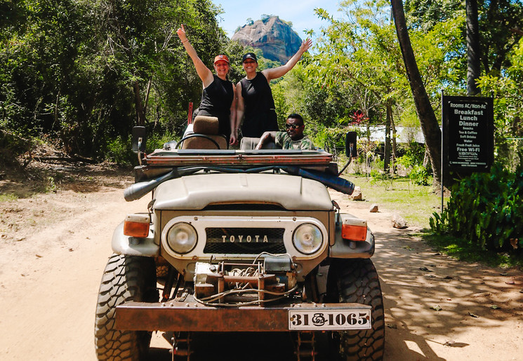 Village jeep tour bij Habarana, Sri Lanka