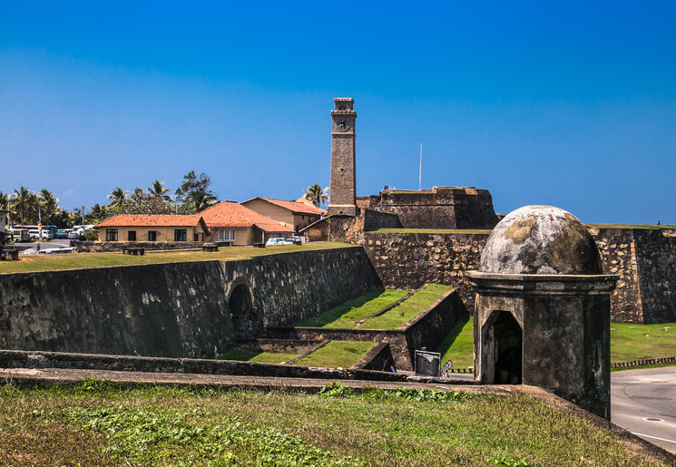 Historie in de vestigingsstad Galle, Sri Lanka