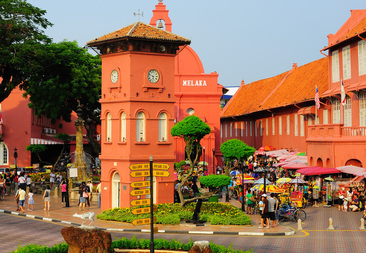 Stadshuis Melaka Maleisië Stadshuis Melaka Maleisië