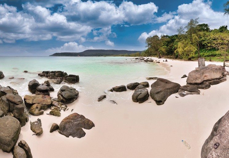 Strand op Koh Rong Cambodja