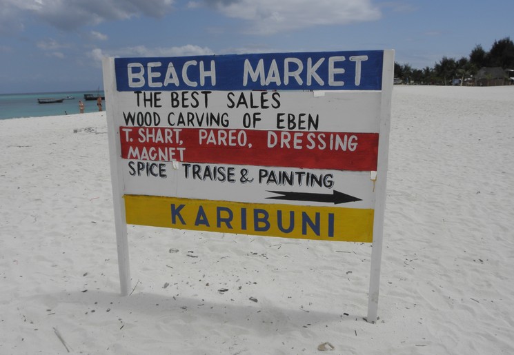 strandwandeling Zanzibar, Tanzania