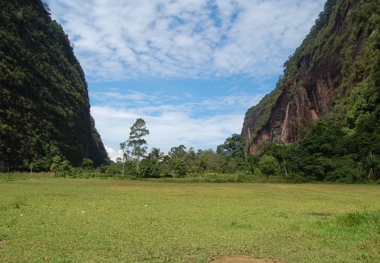 Sumatra-Haraukloof-landschap