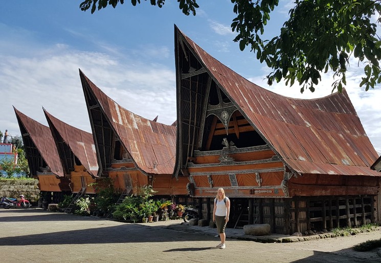 Batikhuizen op Samosir, Sumatra Batikhuizen op Samosir, Sumatra