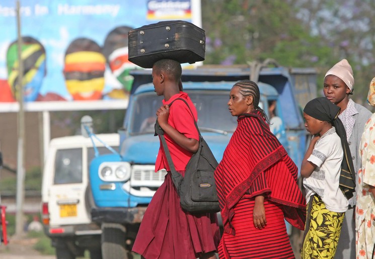 Masai bevolking in Tanzania