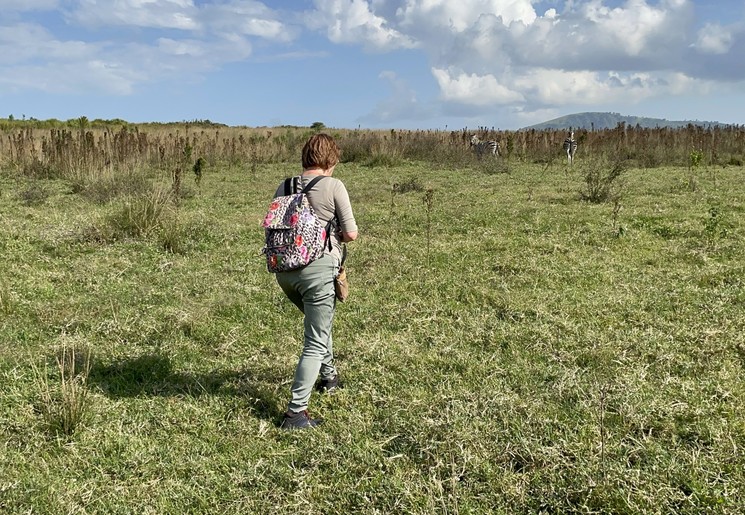 Wandelen in de Ngorongoro Crater, Tanzania Wandelen in de Ngorongoro Crater, Tanzania