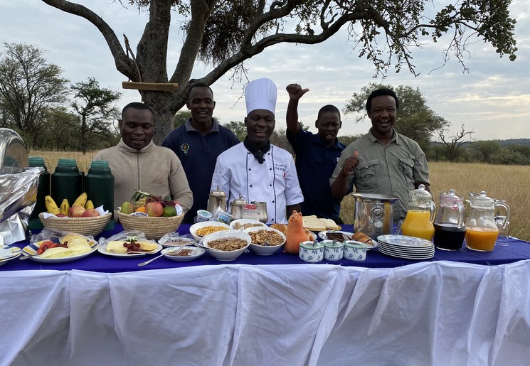 Eten tijdens je safari Tanzania