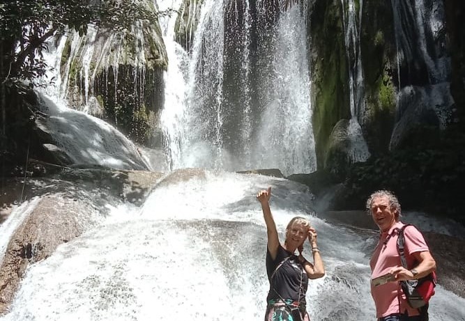 Watervallen bij Tentena, Sulawesi