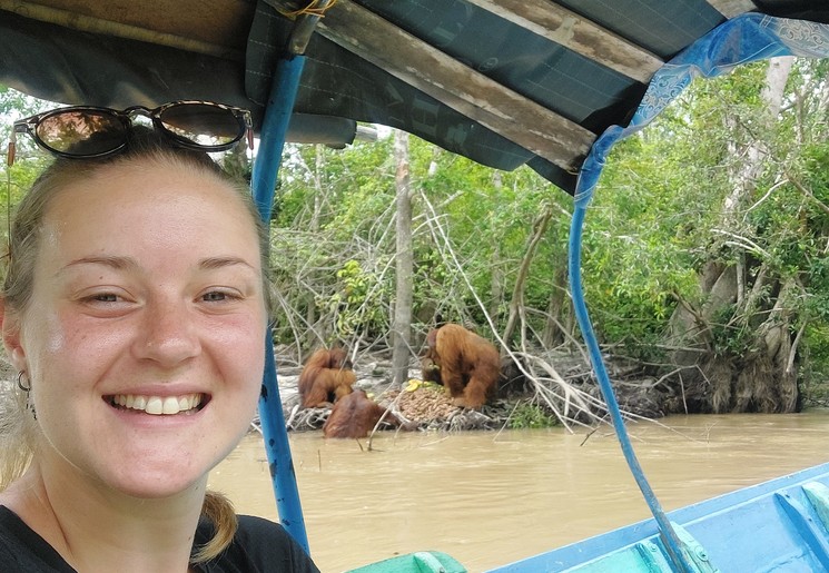 Boottocht in Pulau Kaja, Kalimantan Boottocht in Pulau Kaja, Kalimantan