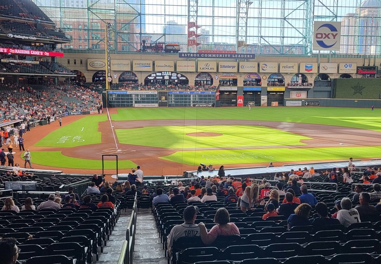 Texas Houston honkbal wedstrijd