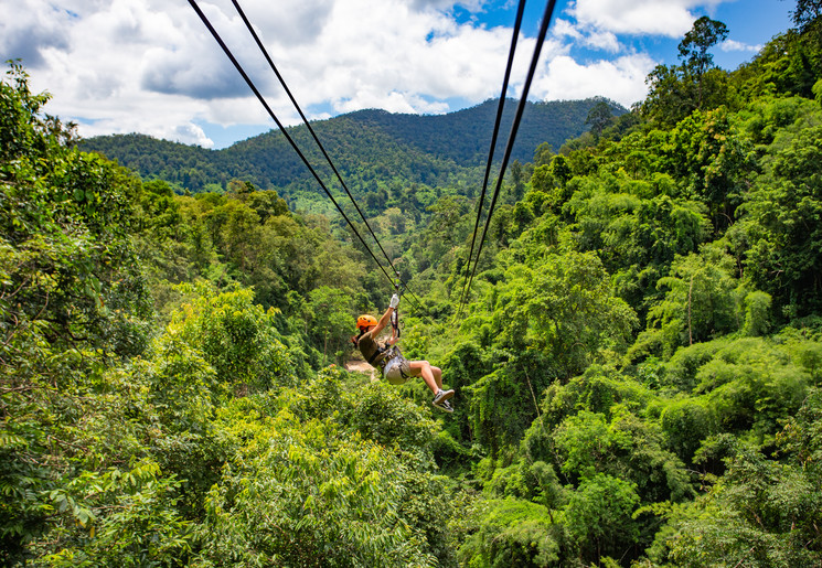 Ziplinen in Monteverde, Costa Rica