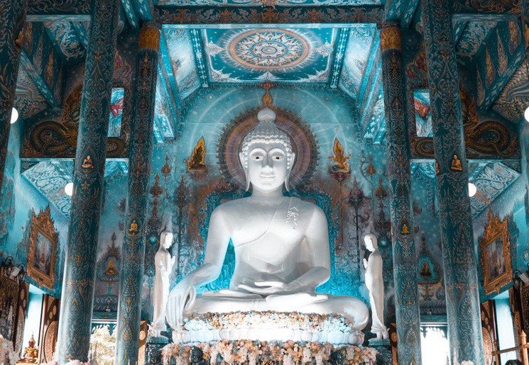 Thailand Chiang Rai blauwe tempel