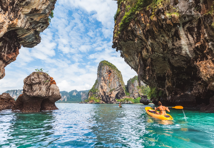 Kanovaren bij Khao Lak