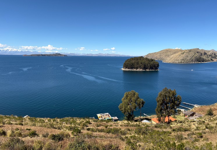 Uitzicht op Isla del Sol