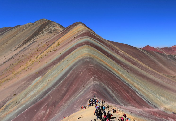 Trekking rainbow mountain